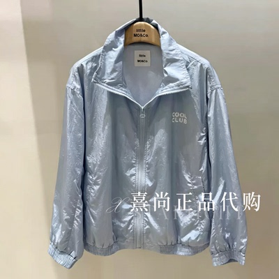 KBF2JKT001-599三皇冠专柜正品2026夏4A男女童字母印花薄夹克外套