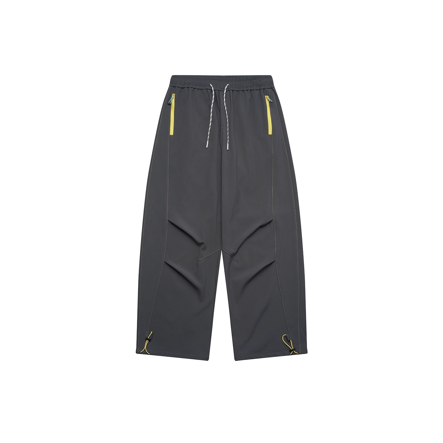 Eagle Vogue户外工装宽松直筒加绒运动抽绳保暖休闲裤男女