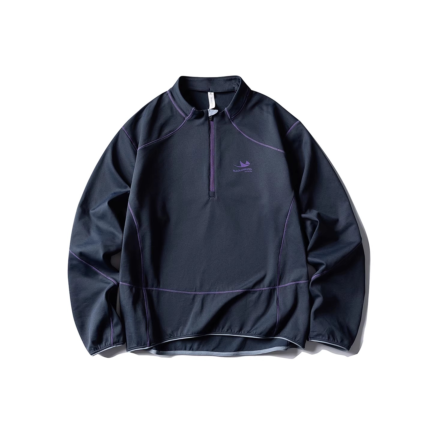 Eagle Vogue户外运动半拉链加绒宽松透气速干休闲长袖T恤男女