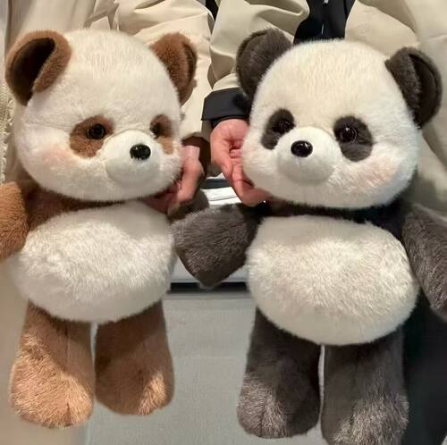 会跑步的小熊猫玩偶公仔跑跑小猪苏高地牛布娃娃毛绒玩具生日礼物