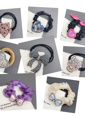 S1发绳 特价清仓  no退no换发圈 发绳头绳边夹肠圈发饰头饰BB夹