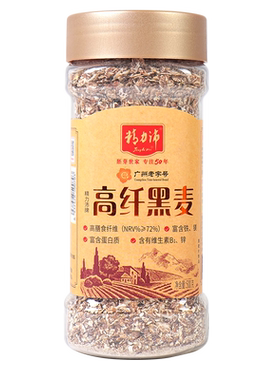 低脂肪无添加全谷物高纤黑麦片
