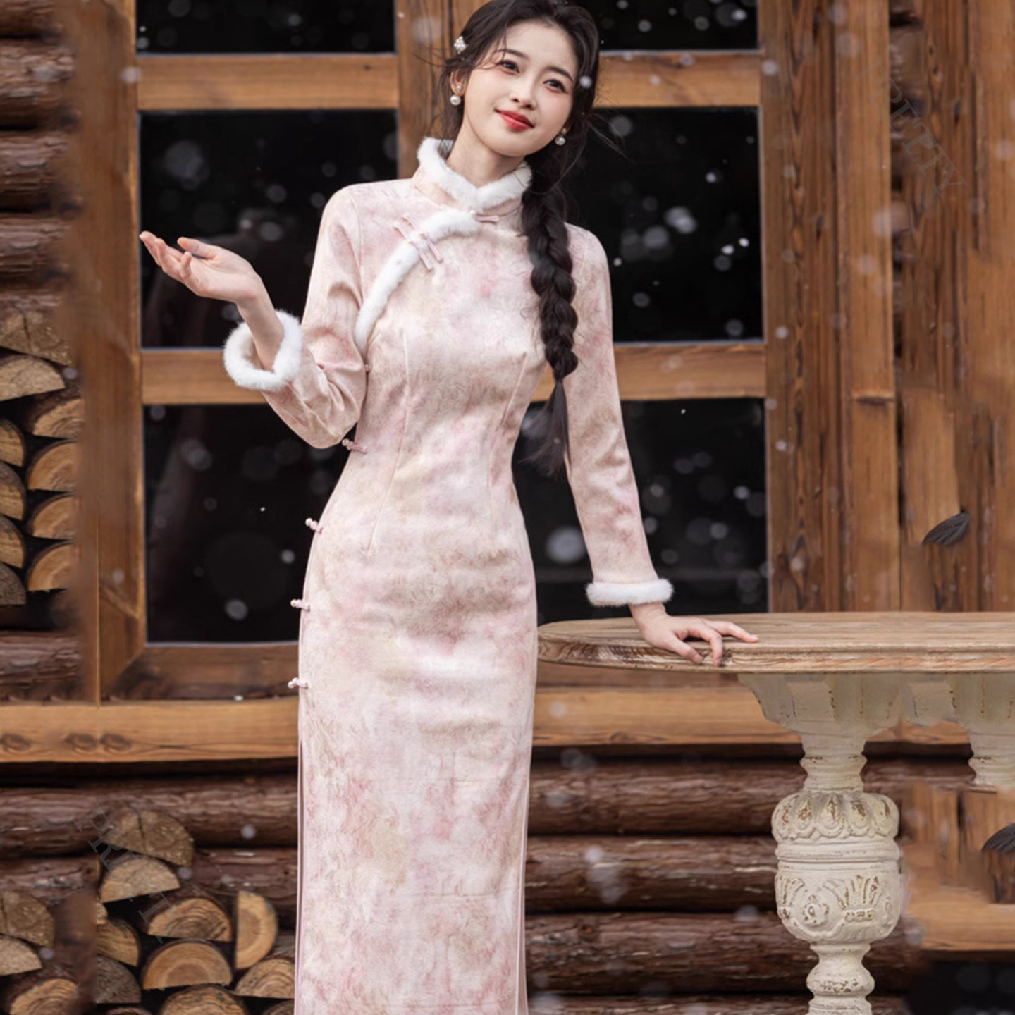 古法气质年轻中式国风答谢回门领证订婚新娘敬酒服结婚便装旗袍裙