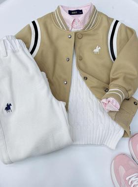 中大童宝宝秋冬百搭休闲中腰加绒长裤保暖女童灯芯绒阔腿裤73331