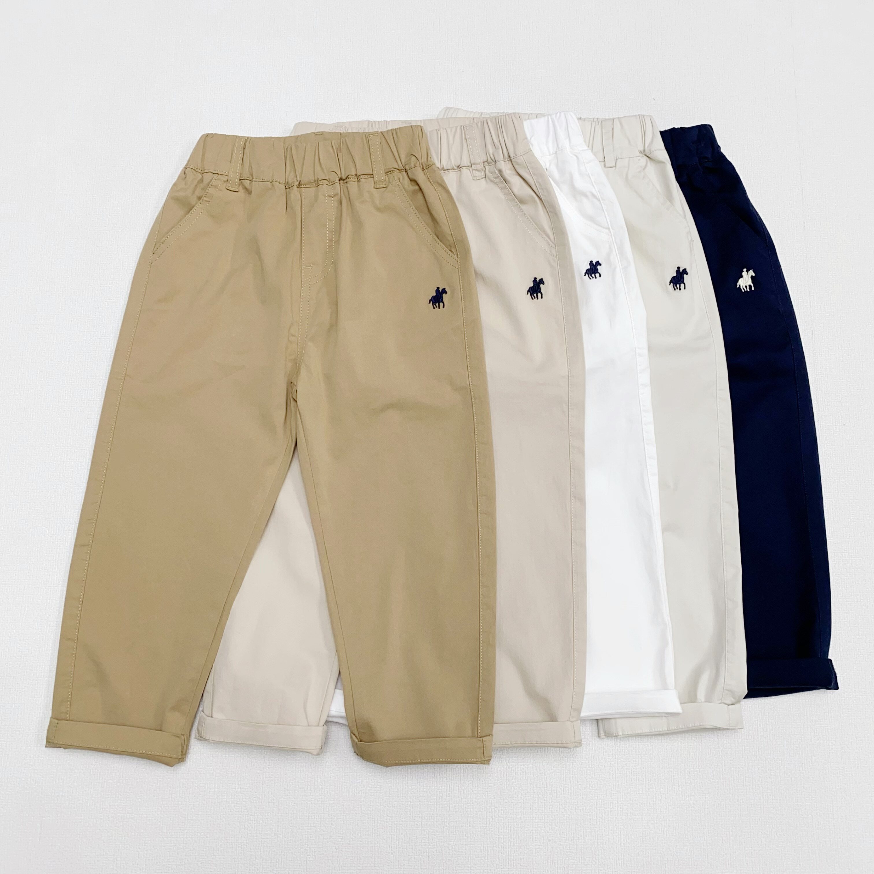 夏季新款中大童男童休闲夏季儿童休闲裤大童棉布裤简约洋气长裤