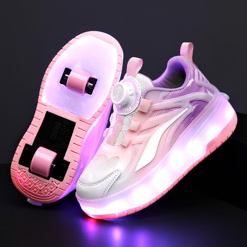 儿童发光隐形学生运动鞋
