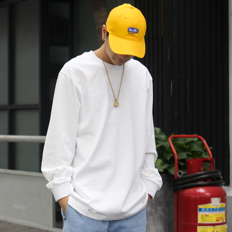 FUJAM/服酱重磅纯棉长袖打底衫