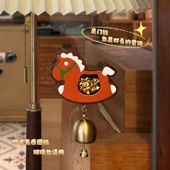 创意卡通马年磁吸门铃多巴胺风铃治愈挂饰冰箱贴新年礼物招财暖房