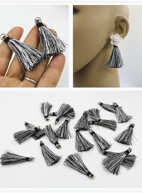 diy丝线小流苏古风手工耳饰吊坠