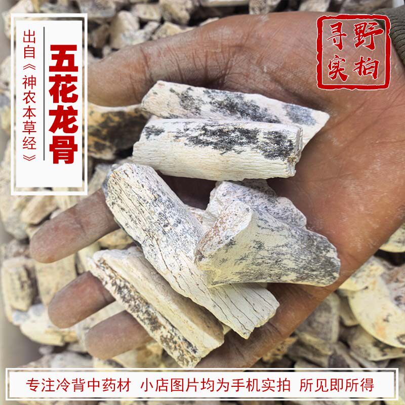 寻野实拍 中药材 五花龙骨 白龙骨  龙骨粉 煅龙骨 都有龙骨斑