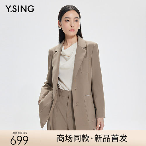 【商场同款】Y.SING衣香丽影2025年春中长外套150221910
