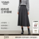 高级感灰色半身裙子 新款 衣香丽影学院风中长款 百褶裙女2026年春装