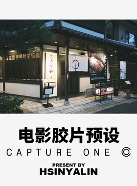 【HSINYALIN】Capture One预设 电影胶片预设