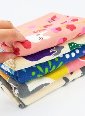 清仓 纱布毛巾80*34洗脸巾 卡通动漫洁面巾宫崎周边 TTR豆豆龙