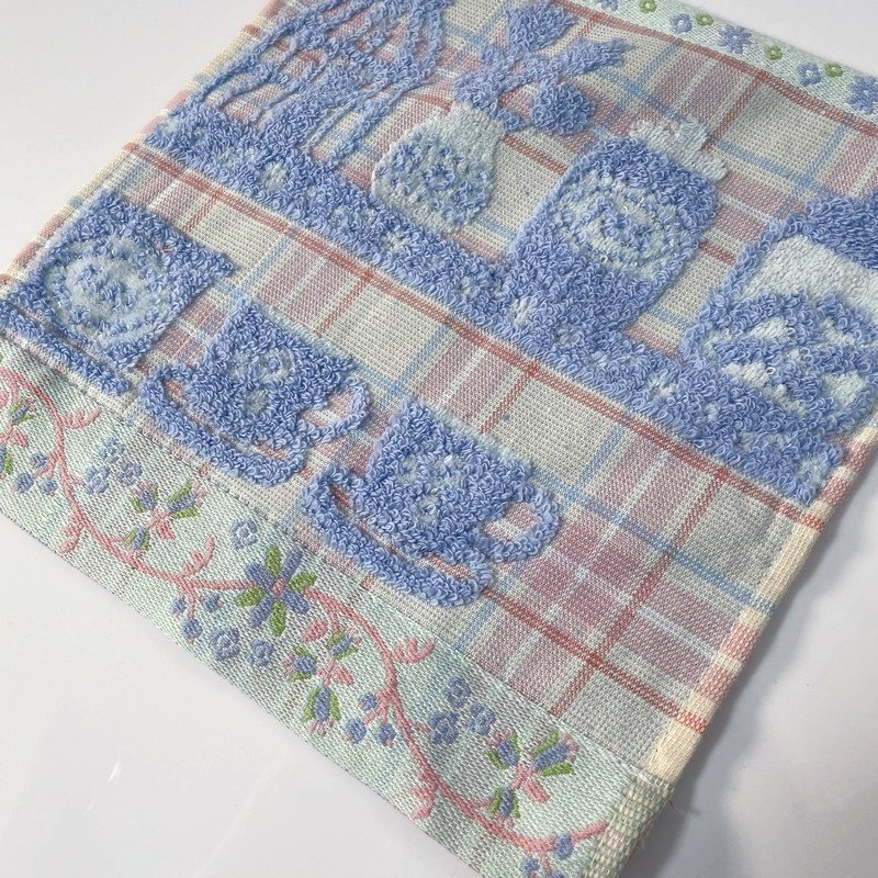 A23处理少刺绣瑕小方巾 全棉柔软吸水外贸日单儿童成人小毛巾