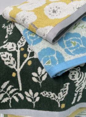 岛CUN家原单毛巾日单 外贸纯棉毛巾女成人洗脸巾家用全棉吸水