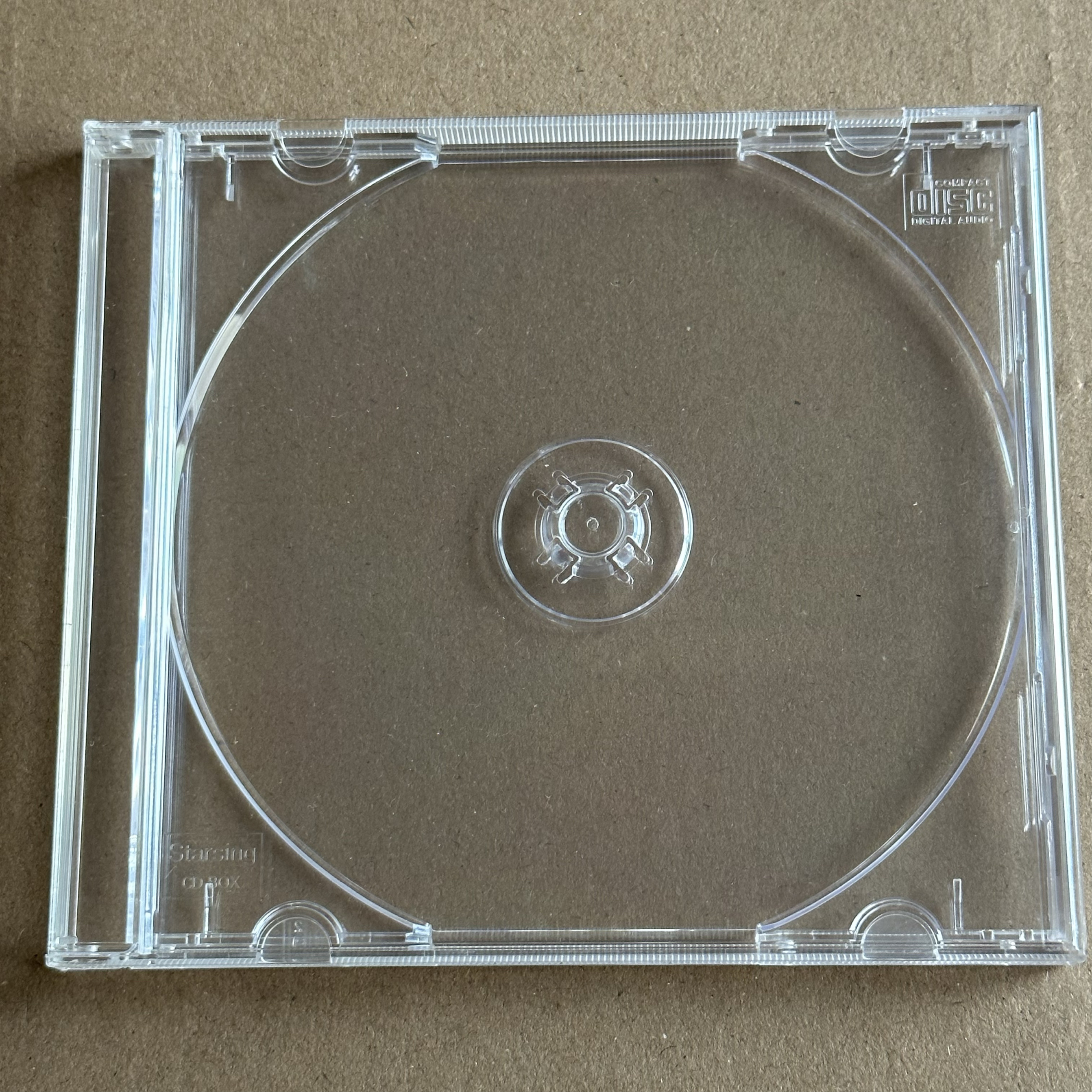 高质量 单碟 1CD CD盒子 空盒 透明单碟盒 CD盒子 加厚盒