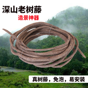 树藤装饰枯藤红山藤室内仿真植物葡萄藤蔓缠绕造景干树枝装饰藤条