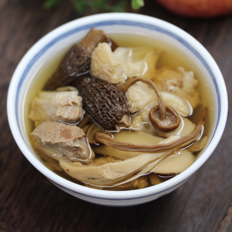羊肚菌杏鲍菇汤一人食脾胃好成长营养孕妇月子火锅牛羊土鸡煲汤料
