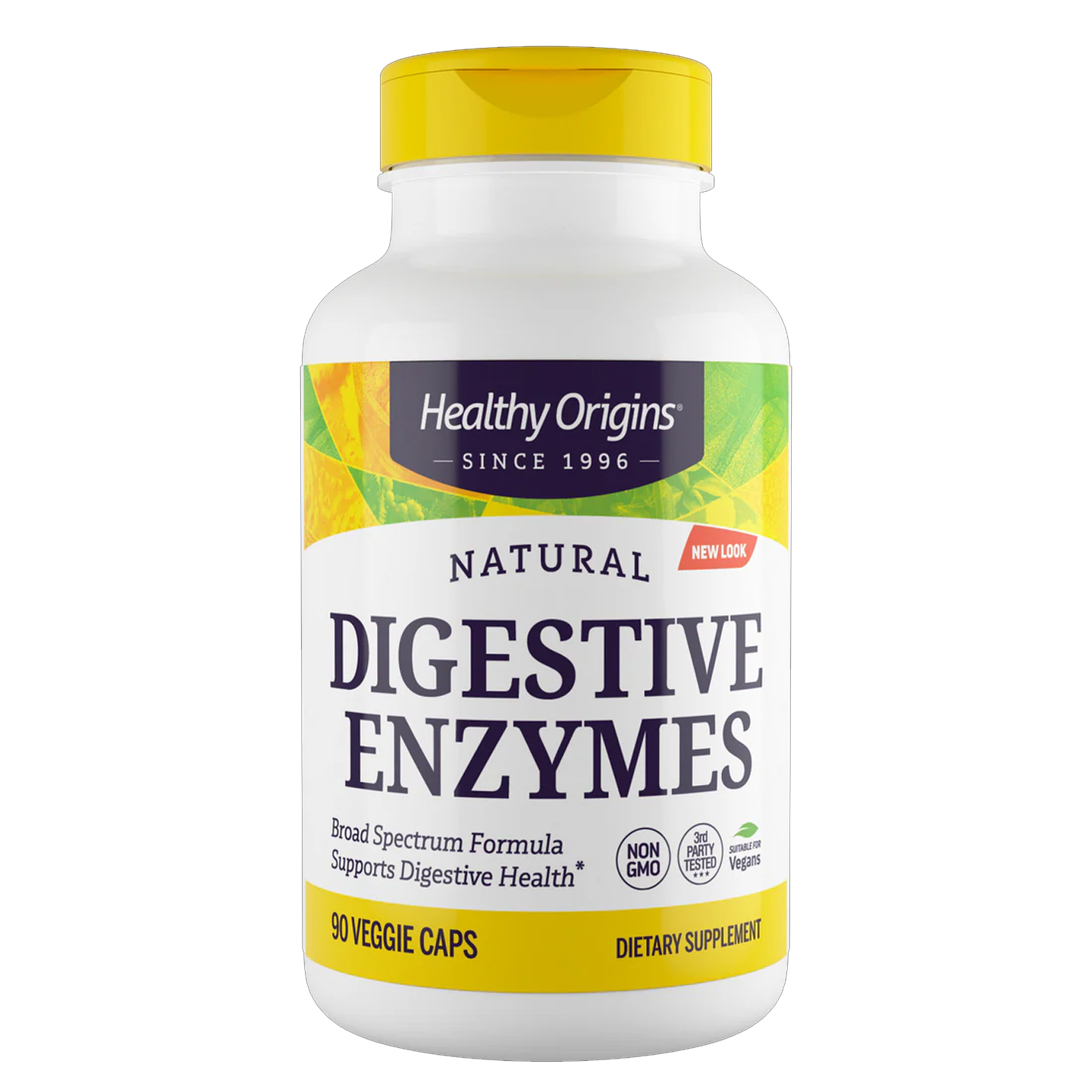 美国Healthy Origins广谱消化酶胶囊Digestive Enzymes 90粒