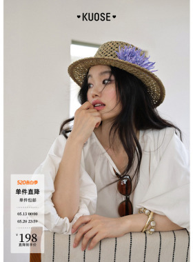 阔色白色莱赛尔花苞袖绑带衬衣2026春夏季新款蕾丝薄款衬衫上衣女