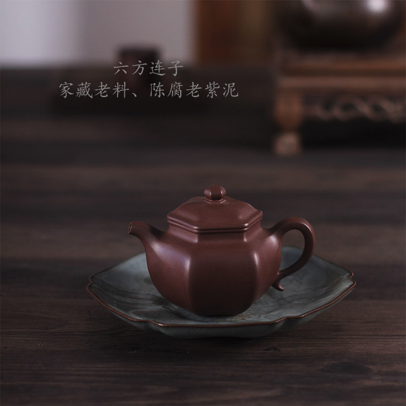 驯砂记宜兴紫砂壶全手工六方