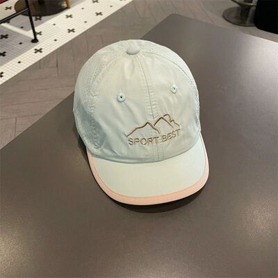 韩版户外儿童防晒帽春夏季男女宝宝鸭舌帽玩水速干薄款遮阳棒球帽