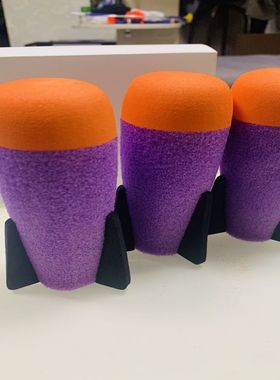 兼容NERF榴弹孩之宝热火精英软弹发射器配件泡沫飞弹补充装A8951