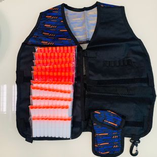 兼容nerf热火精英孩之宝软弹枪EVA海绵软弹战术背心配件套装特价