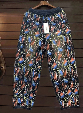 卫裤纯棉春秋新款宽松灯笼裤女针织休闲运动裤韩单TINY CUTTLE