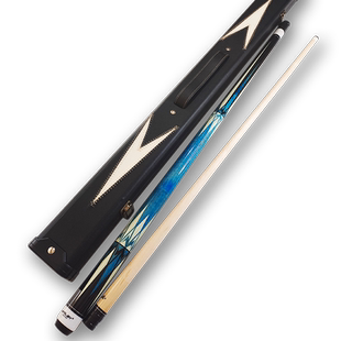 RILEY莱利美式黑8大头九球中式台球杆国标十六彩桌球杆盒套装RMP