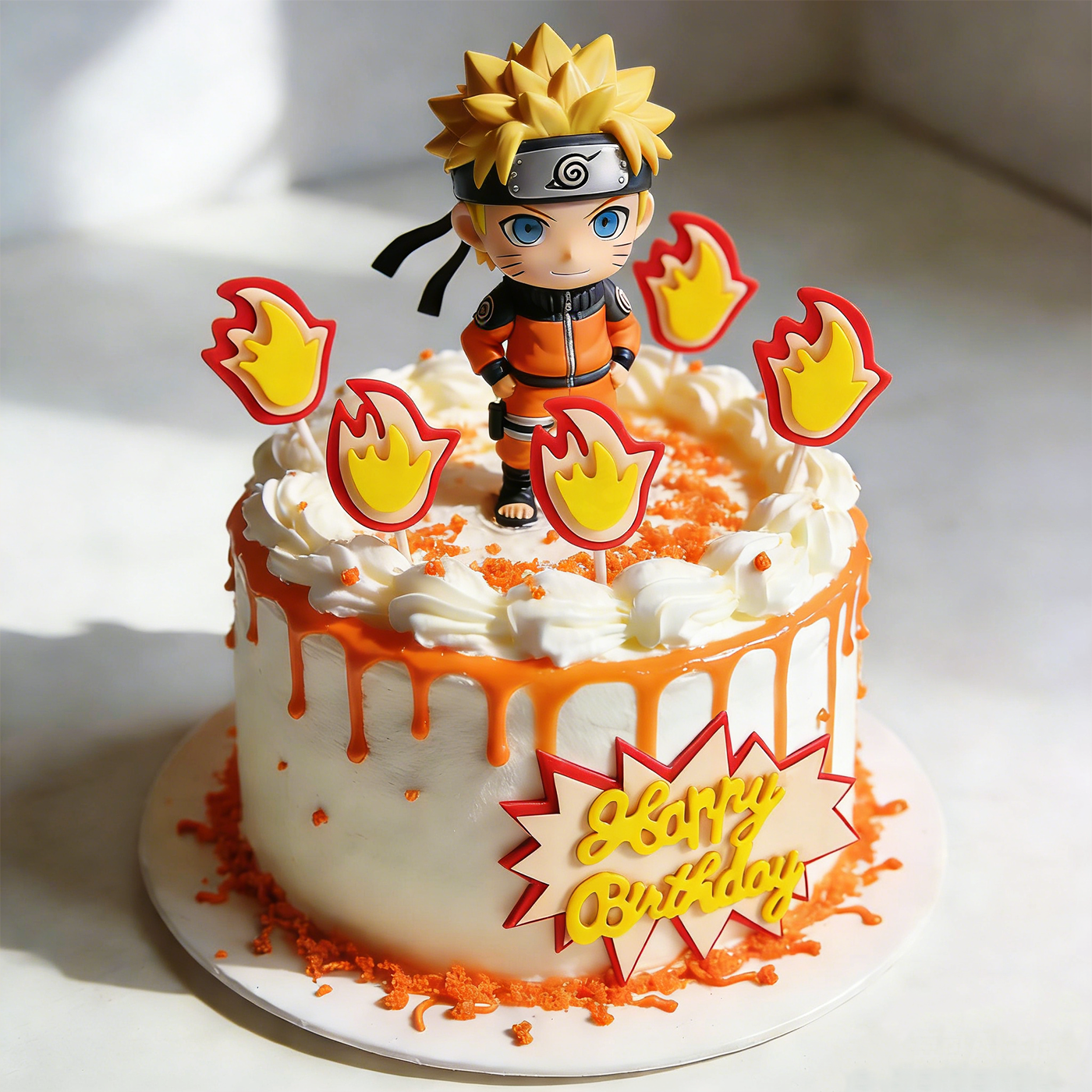 动漫火影忍者主题蛋糕装饰EVA海绵火焰生日快乐摆件插件甜品插牌,节庆用品/礼品,蛋糕/烘焙装饰用品,淘宝优惠券,粉丝福利购,淘宝优惠卷