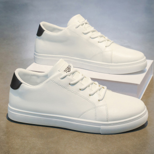 新款 潮男学生原宿运动板鞋 48大码 薄底小白鞋 休闲简单韩版 2026春季