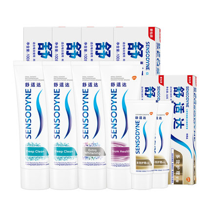 舒适达抗敏感牙膏牙龈护理含氟