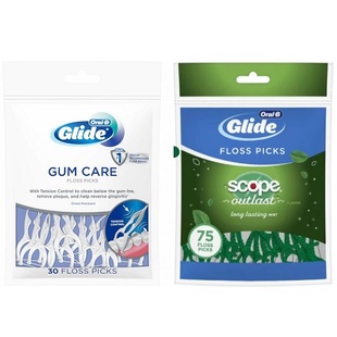 美国OralB欧乐B牙线专业型立体压力可控Y型牙线棒成人家庭装30支