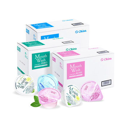 Okina日本清新便携装果冻漱口水