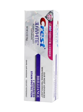 佳洁士3d钻亮炫白牙膏热感美白116g慕斯净白24g牙渍热感抗糖清新