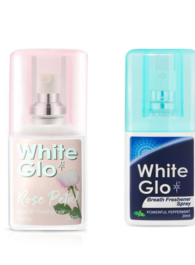澳洲进口WhiteGlo惠宝玫瑰口气清新剂喷雾男女士薄荷口臭持久口喷