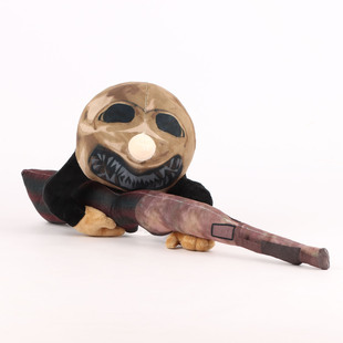 跨境Buckshot Roulette霰弹枪俄罗斯轮盘毛绒玩具公仔玩偶周边