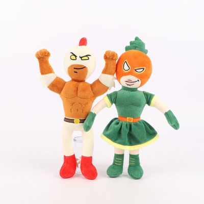 创意卷饼野牛复仇记毛绒玩具公仔