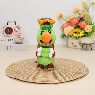 马里奥7寸花洛里安王子毛绒公仔绿毛虫库巴路易基耀西龙布偶玩具