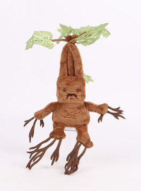 跨境哈利波特 Mandrake 曼德拉草毛绒玩具公仔玩偶影视游戏周边