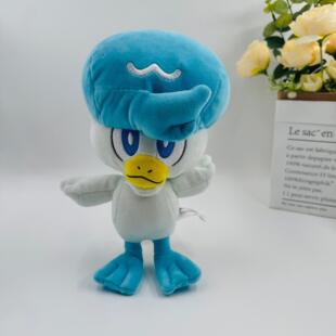 plush毛绒公仔 日本原单25cm小号润水鸭站姿鸭子御三家sprigatito
