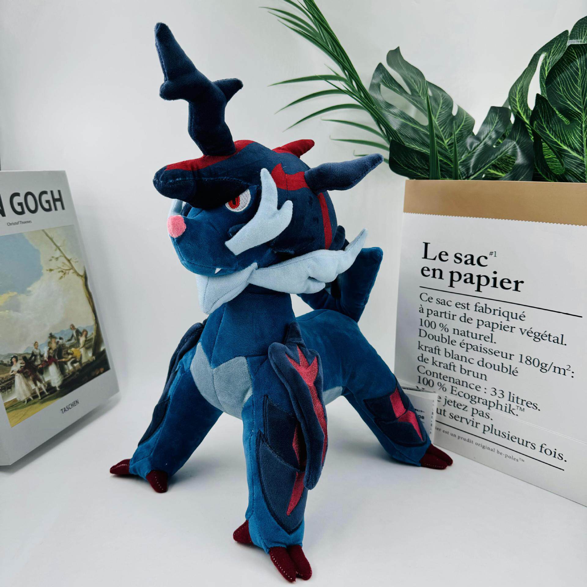 精灵妖怪异色大剑鬼洗翠地区大剑鬼毛绒玩具公仔玩偶动漫游戏周边