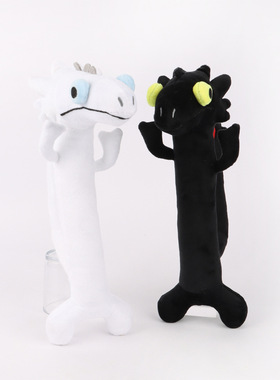 网红创意恶搞Toothless Dancing Plush可爱无牙仔龙毛绒玩具公仔