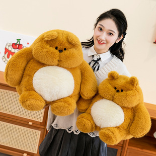 创意嘟嘟熊毛绒玩具公仔可爱肥肥胖胖大狗熊布娃娃男孩生日礼物