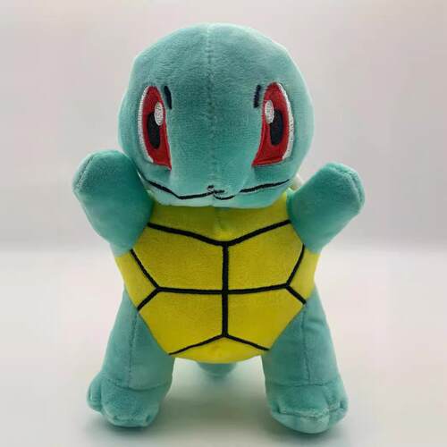 20cm 中号 坐姿 杰尼龟 车里龟 乌龟 毛绒公仔 玩具 玩偶 娃娃
