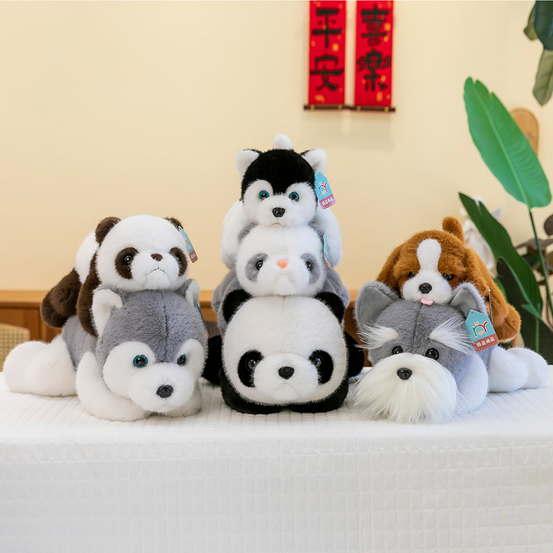仿真熊猫公仔毛绒玩具女生抱抱熊玩偶睡觉抱枕布娃娃儿童礼物男孩
