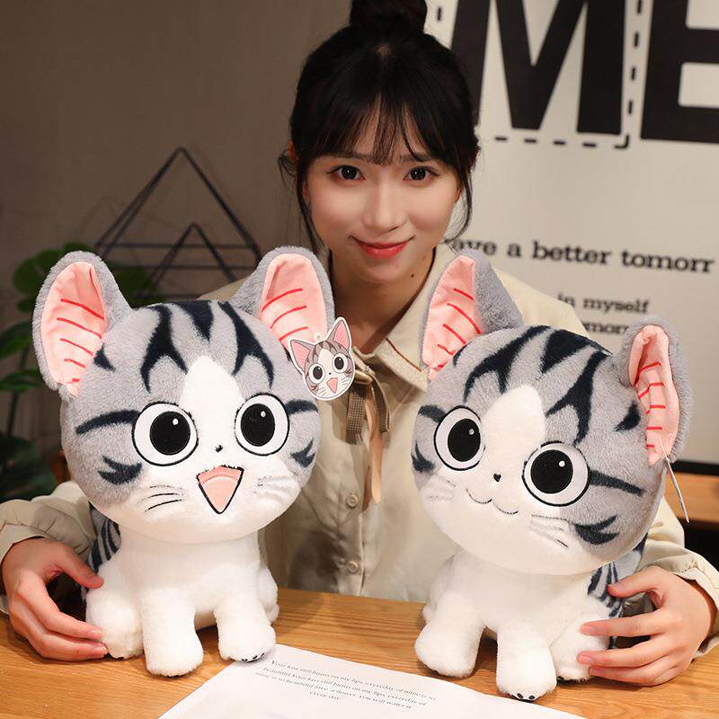 网红起司猫公仔毛绒玩具可爱小猫咪玩偶女生儿童生日礼物布娃娃