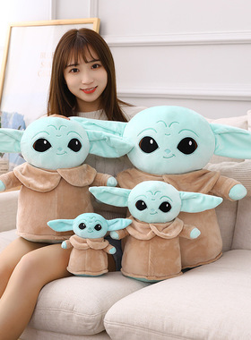 星球大战 婴儿尤达 baby yoda 尤达宝宝毛绒玩具 公仔 玩偶 周边